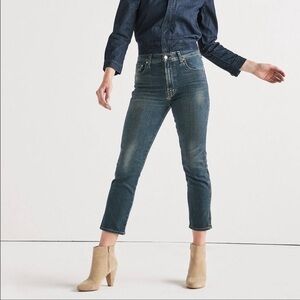 Lucky Brand Lucky Pins Tapered High Rise Jeans Damar